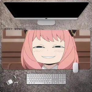 SPY×FAMILY Anya anime mouse pad Extended Gaming Mouse Pad with Stitched Edges Large Mouse pad with Non-Slip Rubber Base for Work & Gaming, Offi ce & Home, 800x300mm SPY×FAMILY Anya anime mouse pad Extended Gaming Mouse Pad with Stitched Edges Large Mouse pad with Non-Slip Rubber Base for Work & Gaming, Offi ce & Home, 800x300mm
