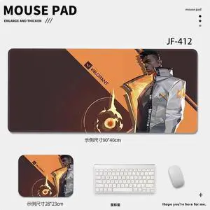 VALORANT game mouse pad Extended Gaming Mouse Pad with Stitched Edges, Large Mouse pad with Non-Slip Rubber Base for Work & Gaming, Office & Home,900*400mm VALORANT game mouse pad Extended Gaming Mouse Pad with Stitched Edges, Large Mouse pad with Non-Slip Rubber Base for Work & Gaming, Office & Home,900*400mm