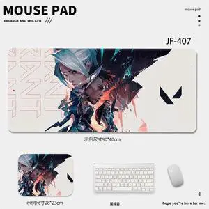 VALORANT game mouse pad Extended Gaming Mouse Pad with Stitched Edges, Large Mouse pad with Non-Slip Rubber Base for Work & Gaming, Office & Home 800x300mm VALORANT game mouse pad Extended Gaming Mouse Pad with Stitched Edges, Large Mouse pad with Non-Slip Rubber Base for Work & Gaming, Office & Home 800x300mm