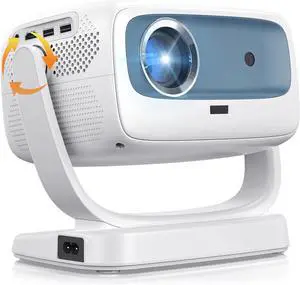 4K Projector, Auto Focus with Built-in Stand, 5000 Lumens, WiFi Bluetooth, 40-150 inch Display, Android System 4K Projector, Auto Focus with Built-in Stand, 5000 Lumens, WiFi Bluetooth, 40-150 inch Display, Android System