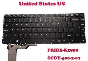 Laptop Keyboard For Toposh T14 PRIDE-K2809 SCDY-300-2-07 United States US Laptop Keyboard For Toposh T14 PRIDE-K2809 SCDY-300-2-07 United States US