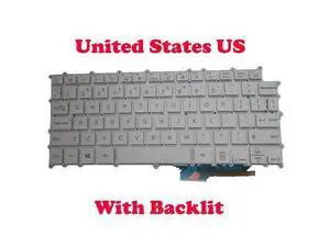 Backlit White color Keyboard For 13Z980 13ZD980 13Z98 AEW74049801 18B8B-US US Backlit White color Keyboard For 13Z980 13ZD980 13Z98 AEW74049801 18B8B-US US