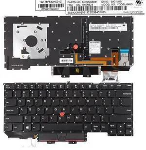 US Keyboard for LenovoThinkpad X1 Carbon 6th Gen 2018 Type 20KH 20KG US Keyboard for LenovoThinkpad X1 Carbon 6th Gen 2018 Type 20KH 20KG