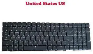 Laptop RGB Colourful Backlit Keyboard For Tongfang GK567 GK76S English US Laptop RGB Colourful Backlit Keyboard For Tongfang GK567 GK76S English US