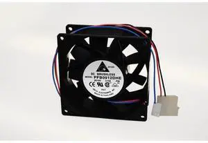 Delta Electronics PFB0912DHE-F00 92x92x38mm Cooling Fan, 175.03 CFM, 8000 RPM, 66.5 dBA, 3.72A (Max), 46.21 air pre., 4+3-pin power & TAC connector Delta Electronics PFB0912DHE-F00 92x92x38mm Cooling Fan, 175.03 CFM, 8000 RPM, 66.5 dBA, 3.72A (Max), 46.21 air pre., 4+3-pin power & TAC connector