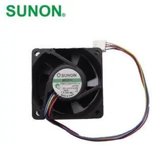 SUNON 6025 DC12V 4.3W PMD1206PTV1-A 6cm 4-wire cooling fan SUNON 6025 DC12V 4.3W PMD1206PTV1-A 6cm 4-wire cooling fan