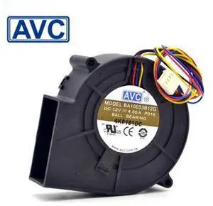5pcs BA10033B12G P050 97x97x33mm 12V 4.50A 4-wire Pwm DC Blower Server Cooling Fan AVC 5pcs BA10033B12G P050 97x97x33mm 12V 4.50A 4-wire Pwm DC Blower Server Cooling Fan AVC