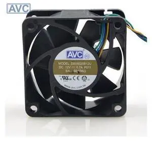 original 6025 12V 0.7A 6cm\/ DS06025B12U cm 4 wire temperature control CPU cooling fan 20pcs\/lot original 6025 12V 0.7A 6cm\/ DS06025B12U cm 4 wire temperature control CPU cooling fan 20pcs\/lot