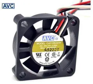 C4010B24HH 4010 4cm DC 24V 0.08A double ball bearing 3-wire radiator fan speed inverter 40*40*10mm C4010B24HH 4010 4cm DC 24V 0.08A double ball bearing 3-wire radiator fan speed inverter 40*40*10mm