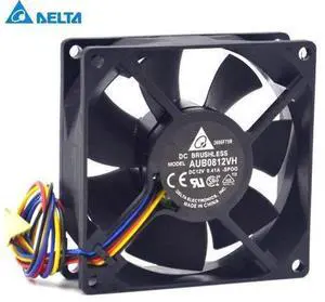 Delta 40pcs AUB0812VH 8CM 80MM 8025 8*8*2.5CM 80*80*25MM 12V 0.41A support 4-wire Pwm Tempreture control fan Delta 40pcs AUB0812VH 8CM 80MM 8025 8*8*2.5CM 80*80*25MM 12V 0.41A support 4-wire Pwm Tempreture control fan
