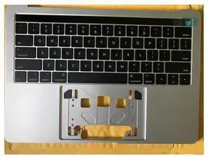 For MacBook Pro A1706 2016 2017 Top Case Palmrest US Keyboard Silver 13" For MacBook Pro A1706 2016 2017 Top Case Palmrest US Keyboard Silver 13"