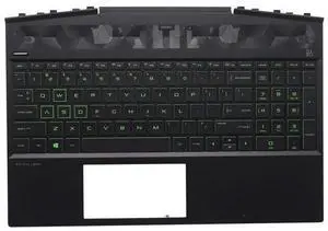 for Gaming Pavilion 15-DK 15T-DK Palmrest Green Backlit Keyboard L57593-001 for Gaming Pavilion 15-DK 15T-DK Palmrest Green Backlit Keyboard L57593-001
