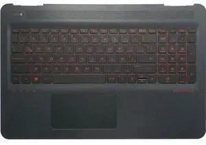 Laptop Keyboard Compatible for Omen 15-AX033DX 15-AX016TX 859735-161 859735-001 US Palmrest Upper Cover Case Shell Backlit Laptop Keyboard Compatible for Omen 15-AX033DX 15-AX016TX 859735-161 859735-001 US Palmrest Upper Cover Case Shell Backlit