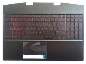 Palmrest Top Case Backlit US Keyboard No Touchpad For Omen 15-DH 15.6 Red Palmrest Top Case Backlit US Keyboard No Touchpad For Omen 15-DH 15.6 Red