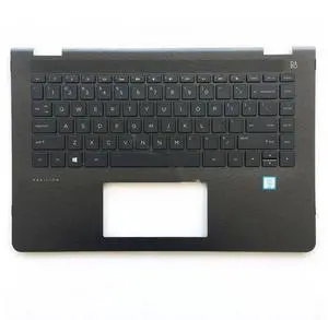 for Pavilion 14-BA 924117-001 Black Palmrest Case Cover US Keyboard for Pavilion 14-BA 924117-001 Black Palmrest Case Cover US Keyboard