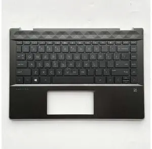 Laptop Replacement PartFor Pavilion x360 14-DH 14T-DH Palmrest Case US Keyboard Backlit L53795-001, TPN-W139 Laptop Replacement PartFor Pavilion x360 14-DH 14T-DH Palmrest Case US Keyboard Backlit L53795-001, TPN-W139