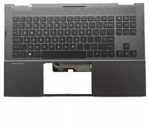 Black For OMEN 16-B TPN-Q265 Palmrest RGB Backlit US Keyboard Top Case Black For OMEN 16-B TPN-Q265 Palmrest RGB Backlit US Keyboard Top Case