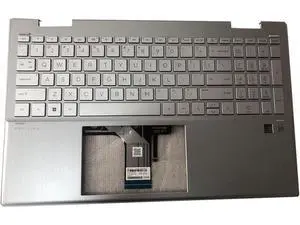 for Pavilion x360 15-ER Palmrest Fingerprint US Keyboard Backlit M45130-001 for Pavilion x360 15-ER Palmrest Fingerprint US Keyboard Backlit M45130-001