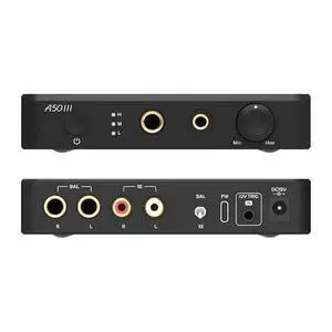 Topping A50 III NFCA Headphone Amplifier, 3500mW x 3500mW Home Audio Headphone Amp, RCA/TRS to 4.4mm/6.35mm Earphone Output with 3 Gain Settings 12V Trigger for IEM, Black Topping A50 III NFCA Headphone Amplifier, 3500mW x 3500mW Home Audio Headphone Amp, RCA/TRS to 4.4mm/6.35mm Earphone Output with 3 Gain Settings 12V Trigger for IEM, Black