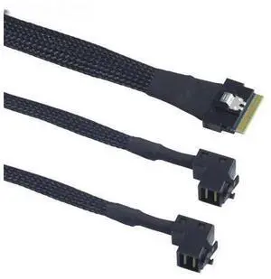 MINI SAS SFF-8654 8i 4.0 to 2 Ports SAS HD SFF-8643 Adapter Cable MINI SAS SFF-8654 8i 4.0 to 2 Ports SAS HD SFF-8643 Adapter Cable