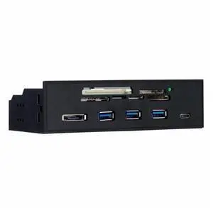 5.25 inchs Drive bay Multifunction Internal Card Reader USB eSATA Dashboard PC Front Panel USB3.1 M2 MSO SD MS XD 64G CF Card 5.25 inchs Drive bay Multifunction Internal Card Reader USB eSATA Dashboard PC Front Panel USB3.1 M2 MSO SD MS XD 64G CF Card