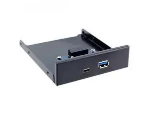 USB 3.0 Type-A USB 3.1 Type-C USB-C Dual Port to Motherboard 20Pin Front Panel 3.5" Floppy Bay USB 3.0 Type-A USB 3.1 Type-C USB-C Dual Port to Motherboard 20Pin Front Panel 3.5" Floppy Bay