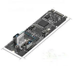 Asm3142 M.2 to 2 Ports Type-c Host Controller Card USB 3.2 Gen2 10 Gbps USB C M.2 22x60 B Key M Key Data Transfer Riser Asm3142 M.2 to 2 Ports Type-c Host Controller Card USB 3.2 Gen2 10 Gbps USB C M.2 22x60 B Key M Key Data Transfer Riser