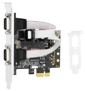 FOR PCIE Two-port RS232 Serial Port Card COM Port Expansion Card DB9 Pin Adapter Card 232 FOR PCIE Two-port RS232 Serial Port Card COM Port Expansion Card DB9 Pin Adapter Card 232