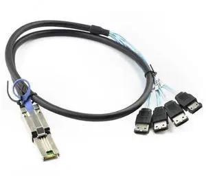 MINI SAS SFF-8088 26P to 4X E-SATA 7P Female Server Hard Drive Connection Cable MINI SAS SFF-8088 26P to 4X E-SATA 7P Female Server Hard Drive Connection Cable