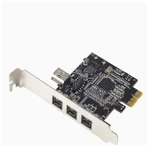 PCIE Combo 3x 1394b Firewire Ports PCI-Express Controller Card, 1394 card TI Chipset 1 port internal 1394B 9pin PCIE Combo 3x 1394b Firewire Ports PCI-Express Controller Card, 1394 card TI Chipset 1 port internal 1394B 9pin