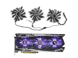 DIY fan 4PIN 85MM 3060 6700 GPU fan suitable for 3060 3060 Ti 6700 graphics card DIY fan 4PIN 85MM 3060 6700 GPU fan suitable for 3060 3060 Ti 6700 graphics card