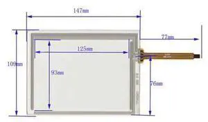TP3029S1 4-wire 147*109mm touch screen glass panel protector TP3029S1 4-wire 147*109mm touch screen glass panel protector