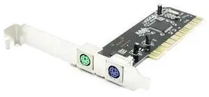 PCI 32bit to 2x PS//2 Port PC Keyboard Mouse Adapter Card PCI 32bit to 2x PS//2 Port PC Keyboard Mouse Adapter Card