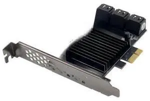 8 Port SATA 3 PCI Express Expansion Card PCI-E SATA Controller PCIE 1X to SATA3.0 6Gb Adapter Add On Cards chip 9215 8 Port SATA 3 PCI Express Expansion Card PCI-E SATA Controller PCIE 1X to SATA3.0 6Gb Adapter Add On Cards chip 9215