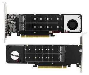 NVMe SSD Expansion Card NVMe PCIe RAID Adapter 4 Ports NVME SSD To PCI-E 4.0 X16 Expansion Card NVMe SSD Expansion Card NVMe PCIe RAID Adapter 4 Ports NVME SSD To PCI-E 4.0 X16 Expansion Card