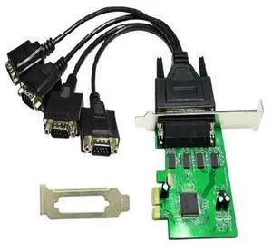 4 port Serial RS232 RS-232 COM port to PCI-e Express PCIE Adapter with Cable 9904 Chip 4 port Serial RS232 RS-232 COM port to PCI-e Express PCIE Adapter with Cable 9904 Chip