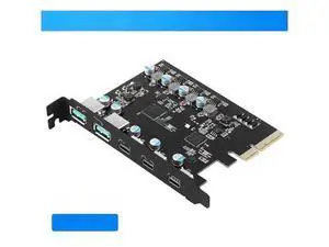 PCIE X4 To USB 3.2 10Gbps Gen2 3 Port Type C Expansion Card Dual USB A + Three TypeC Adapter Converter Chip ASM3142 With VL822 PCIE X4 To USB 3.2 10Gbps Gen2 3 Port Type C Expansion Card Dual USB A + Three TypeC Adapter Converter Chip ASM3142 With VL822