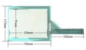 Suitable for HG2A-SS22CT HG2A-SS22VF HG2F-SB22VF touch glass panel protective screen Suitable for HG2A-SS22CT HG2A-SS22VF HG2F-SB22VF touch glass panel protective screen