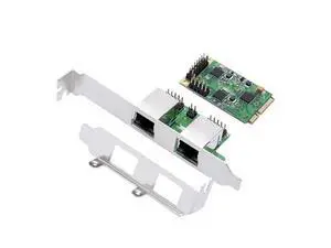Mini PCI-Express Dual Gigabit Ethernet Controller Card 10/100/1000 BASE-T Ethernet LAN controlle Mini PCI-Express Dual Gigabit Ethernet Controller Card 10/100/1000 BASE-T Ethernet LAN controlle