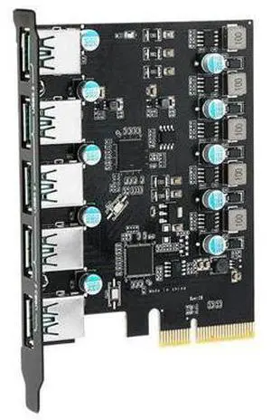 FOR PCIEx4 Two-port USB3.1 Adapter Card PCI-E To USB3.1 Expansion Card 10GB Power-free Gen2 3142 FOR PCIEx4 Two-port USB3.1 Adapter Card PCI-E To USB3.1 Expansion Card 10GB Power-free Gen2 3142