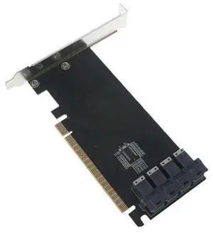 PCIE X16 To 4 port U.2 Adapter Card SFF8639 Interface U2 NVMe Solid State Drive Adapter Board Converter Expansion 2.5inch SSD PCIE X16 To 4 port U.2 Adapter Card SFF8639 Interface U2 NVMe Solid State Drive Adapter Board Converter Expansion 2.5inch SSD