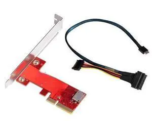 PCIe3.0 x4 to SFF-8612 Adapter Card PCIe NVMe SSD SFF8612 TO pci-e 4x Converter PCIe3.0 x4 to SFF-8612 Adapter Card PCIe NVMe SSD SFF8612 TO pci-e 4x Converter
