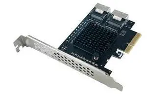 8 Port SATA 3.0 SFF8087 PCIe 3.0 X4 To Mini SAS Controller PCIe To SFF 8087 SFF-8087 SATA3 ASM1166 Chip Adapter Expansion Card 8 Port SATA 3.0 SFF8087 PCIe 3.0 X4 To Mini SAS Controller PCIe To SFF 8087 SFF-8087 SATA3 ASM1166 Chip Adapter Expansion Card
