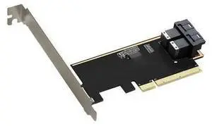PCIE 8X To 2 ports U.2 SFF-8643 dual NVMe ssd pci-e x8 converter card sff8643 U2 Adapter PCIE 8X To 2 ports U.2 SFF-8643 dual NVMe ssd pci-e x8 converter card sff8643 U2 Adapter