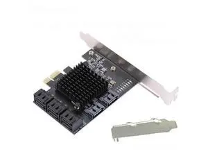 PCIe gen2 x1 to 8 Ports 6G SATA III 3.0 Controller Non Raid Expansion Card Low Profile Bracket PCIe gen2 x1 to 8 Ports 6G SATA III 3.0 Controller Non Raid Expansion Card Low Profile Bracket