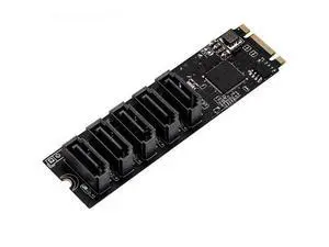 M.2 (PCIe 3.0) to 5 Ports SATA III 6G ssd Adapter with sataIII cable SATA3.0 to m.2 pci-e M.2 (PCIe 3.0) to 5 Ports SATA III 6G ssd Adapter with sataIII cable SATA3.0 to m.2 pci-e