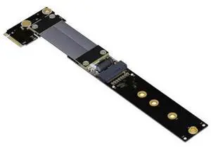M.2 NVMe SSD Extension Cable M-Key Extender Turning 90 degrees Supports PCI-e 3.0 x4 Full Speed 5cm-60cm M.2 NVMe SSD Extension Cable M-Key Extender Turning 90 degrees Supports PCI-e 3.0 x4 Full Speed 5cm-60cm