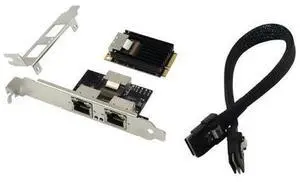 mini PCIE Gigabit Ethernet electrical network card mini PCIe 2 Ports 1000M RJ45 LAN card Chipset 350AM2 mini PCIE Gigabit Ethernet electrical network card mini PCIe 2 Ports 1000M RJ45 LAN card Chipset 350AM2