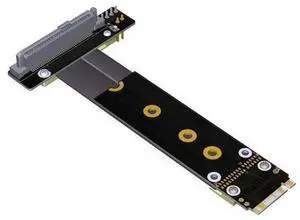 U2 interface SFF-8639 ( U.2 ) to M.2 NVMe NGFF Key M key-M M2 Adapter Riser Card Ribbon extender Cable 30cm U.2 NVME SSD U2 interface SFF-8639 ( U.2 ) to M.2 NVMe NGFF Key M key-M M2 Adapter Riser Card Ribbon extender Cable 30cm U.2 NVME SSD