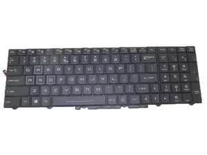Laptop Keyboard For Gaming Guru Rain RTX English US With Backlit Black Laptop Keyboard For Gaming Guru Rain RTX English US With Backlit Black